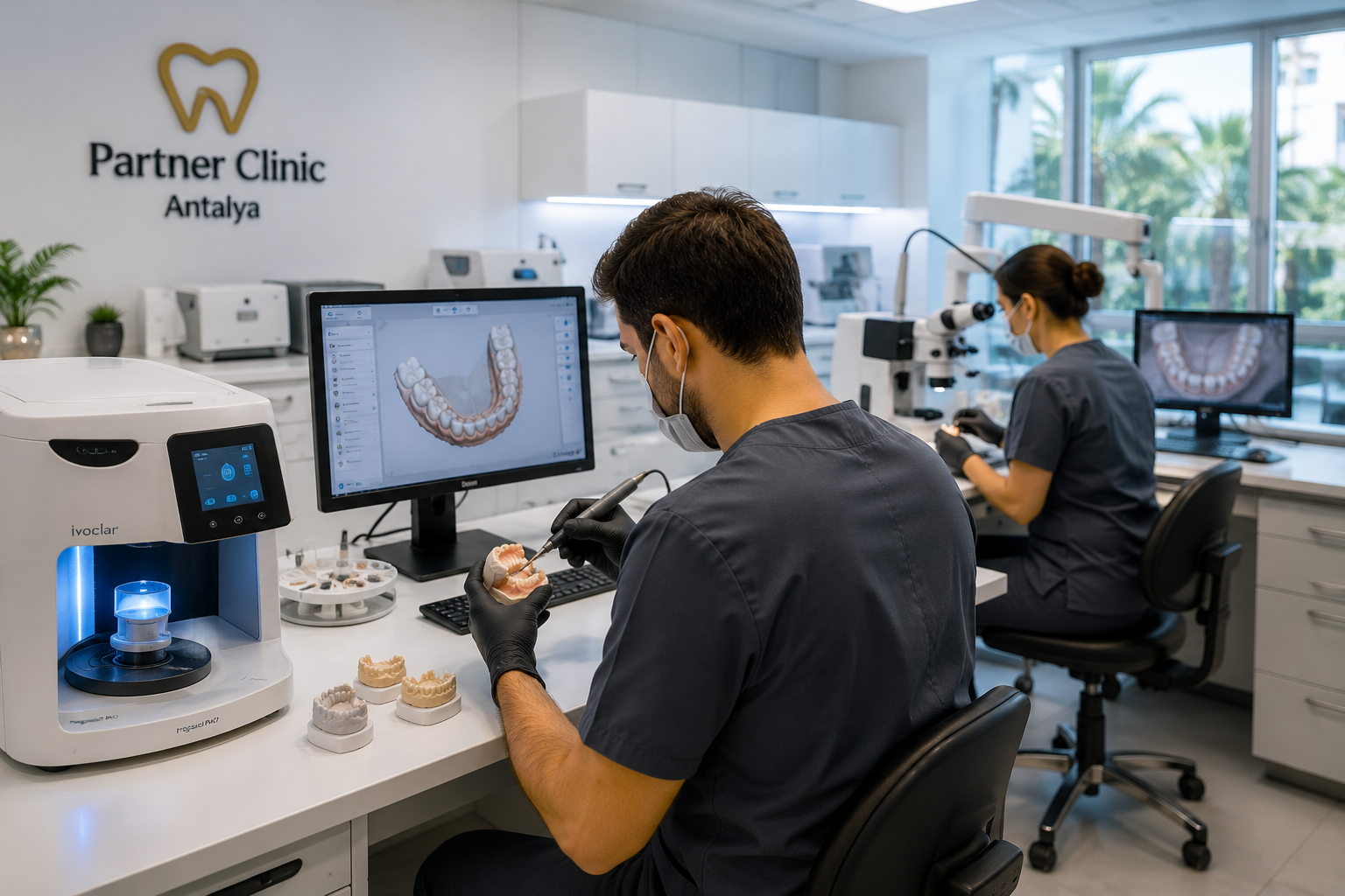 Über Uns Modernes Dentallabor mit CAD-CAM-Technologie in einer Partnerklinik in Antalya