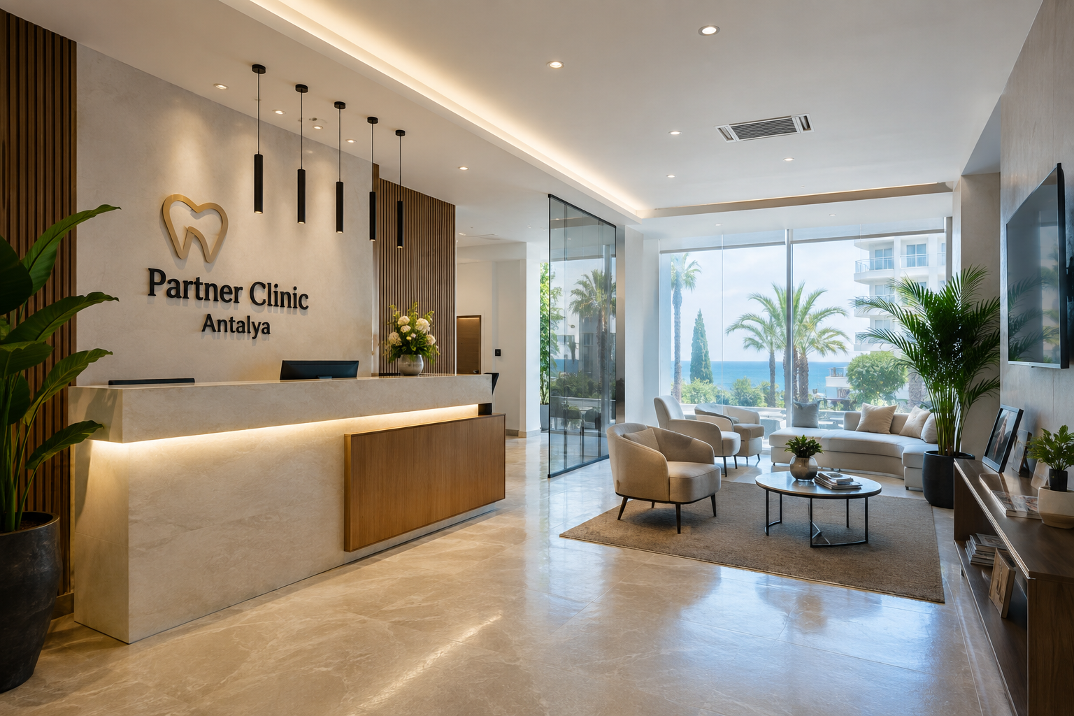 Über Uns Moderne Rezeption einer Partnerklinik in Antalya